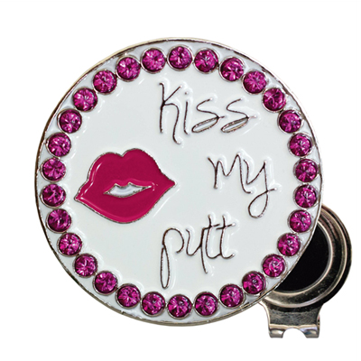 Bling Cap Clip - Kiss My Putt
