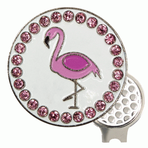 Bling Cap Clip - Flamingo