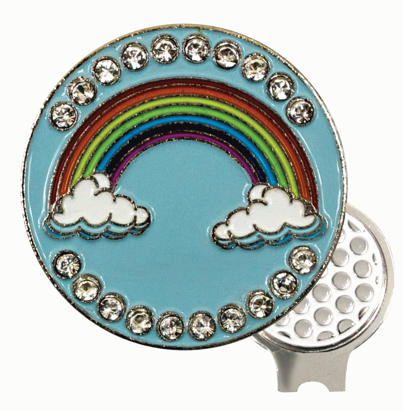 Bling Cap clip - Rainbow