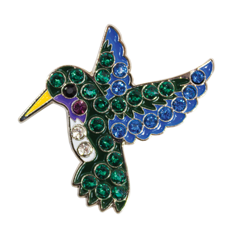 Bling Cap Clip - Hummingbird