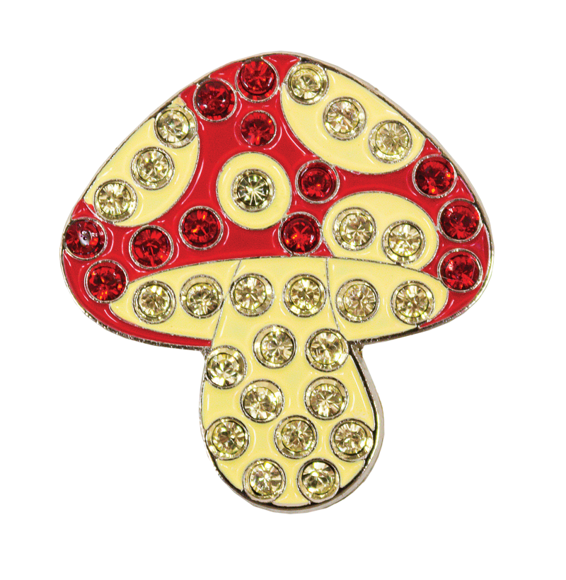Bling Cap Clip - Mushroom